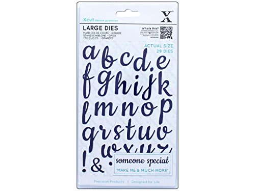 Stanzschablonen Groß (29Stk) - Alphabet Handschrift Kleinbuchstaben