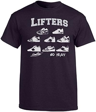 Go Heavy men sport Shirt - LIFTERS - heather blackberry - M