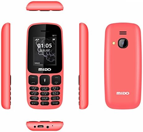 Mido M11 1.8-inch Dual SIM 1000mAh Mobile Phone(Red)
