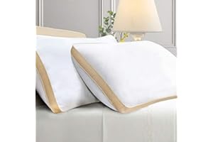 Sofslee Pillows 2 Pack, Hotel Pillows of 2, Hypoallergenic Bed Pillows for Neck Pain, Luxury Sleeping Pillows for Side and Back Sleepers, Down Alternative Fluffy Soft Pillow Standard Size 42 x 70cm