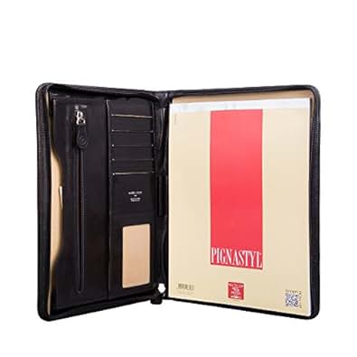 Cartella Attaché In Pelle Maxwell Scott 'The Buroni' – Fatta A Mano In Italia Con Pieno Fiore, Serrature A Combinazione | 45x38x14 Cm