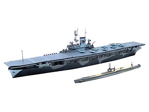 1/700 water line US Navy aircraft carrier WASP (WASP) and the Japanese Navy submarine I 19 by Aoshimabunkakyozaisha
