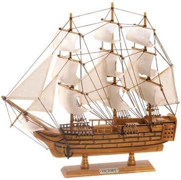 Koehler Indoor Home Tabletop Decor Wooden Hms Victory Ship Model by GetYourGiftHere