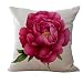 Produktbild Joyceci Bedruckter Kissenbezug aus Leinen, Weiß Elegant Home Decor Kissenbezug - Auto Sofa Kissenbezug P1001 S1003-1#