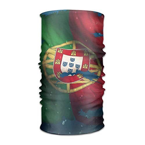 Casepillows Ocean Drapeau du Portugal en mer Couvre-Chefs Unisexe Headwear Bandeau de Cou Quick Dry Cheveux Magique Foulard Bandana Personnel Coiffe Masque Visage Cache-Cou