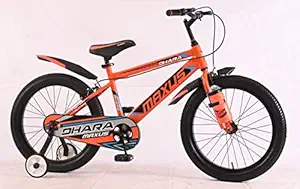 Shrenik Dhara BMX Kids Cycle 20T Age Group 7-9 Years Unisex , Steel Rim Tubeless EVA Tire Premium Bicycle (Multicolor) - Frame: 16 Inches