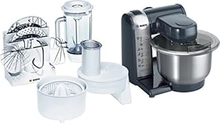 Bosch Mum46a1 Food Mixer 550w 3 9 L Anthracite Silver