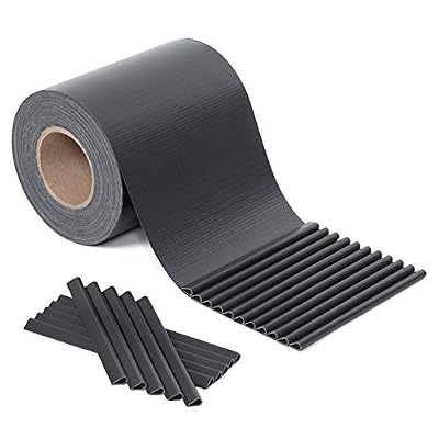 Songmics Rouleau de Brise-vue Paravent Couverture de clôture anthracite en PVC pour Jardin GPJ040H
