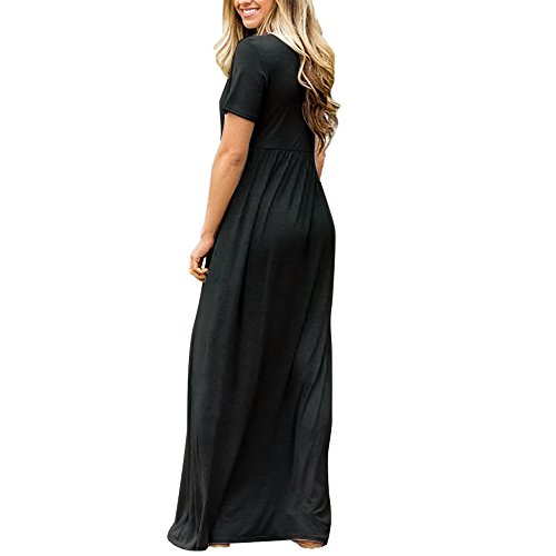 Womens Casual T Shirt Dresses O Neck Short Sleeve Tunic