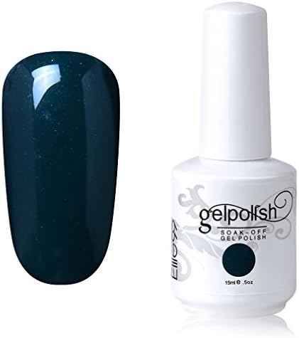 Elite99 UV LED Nail Gel Polish Nail Art Soak Off Varnish Manicure 15ml Shimmer Darkslategray (1883)