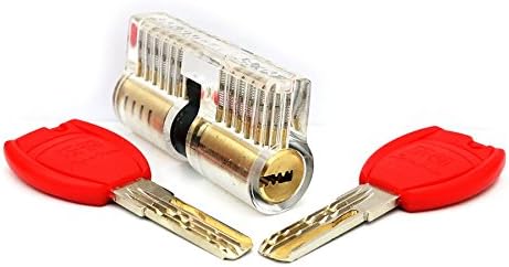 Suoyigou Transparent Super Cylinder Lock Professional Lock Pick Kit for Beginners