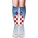 Produktbild Dnim Wappen von Kroatien Design elastische Mischung lange Socken Compression Kniestrümpfe (50cm) für den Sport