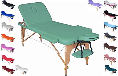 Floreo POLIRONESHOP Venere Lettino Portatile in Legno per Massaggi Estetista Tattoo