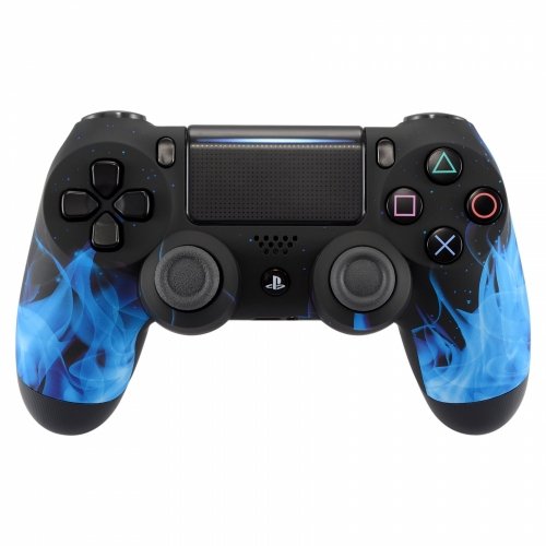 Preisvergleich Produktbild Controller Monkeys - PS4 Oberschale für JDM-040 Controller (Blue Fire)