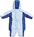 Playshoes Baby Boys 0-24M Fleece Lined Overall Polar Bear Snowsuit, Blue, 0-3 Months (Manufacturer Size:62cm)