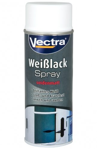 Vectra 6701 Weißlack Spray Seidenmatt 400ml UN1950 (WH9)