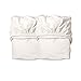 Produktbild Leander Spannbettlaken aus Baumwolle für Wiege in Weiss (2-er Pack, Größe: 50x80)