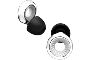 Amaotto Tapones Oidos Premium para Reducción de Ruido | Protección Auditiva Reutilizable de Silicona para Dormir y Bloqueo de Sonido | 5 Almohadillas | SNR 24dB NRR 14 (WHITE/BLANCO, XS-S-M-L-XL)