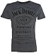 Produktbild Jack Daniel Classic Logo T-Shirt (M, grau/schwarz)