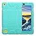 Produktbild Fcostume Für Amazon Kindle Fire 7 2018/2017/2015 Universeller stoßsicherer weicher Silikonkasten Robuste Abdeckung (Minzgrün)