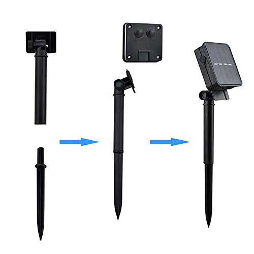 GRDE® Lichterkette Solar led Globe Garten Lichterkette Dekorative Beleuchtung Außenlichterkette Weihnachtsbeleuchtung Atmosphäre Lampen 2 Modi (Standby/Blinken)für Innner Außen, Gärten, Bäume, Traufe, Zaun, Geländer, Balkon, Weihnachten Hochzeit Geburtstag - 6