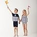 Splash About Kids Float Suit with Adjustable Buoyancy - Navy/White Stripe, 2-4 Years
