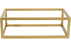 ‎FERRO MODERN DESIGN FERRO modern design Wandkonsole Golden für Waschtischplatte 60 x 35 x 19 cm - Waschtisch Halterung - Möbelkufen - Waschbecken Halterung - Waschtischkonsole Konsolenträger