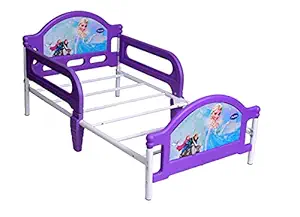 IRIS Furniture Children Deluxe Frozen Toddler Bed with Attached guardrails (Purple)