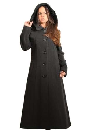 Long winter coats with fur hoods