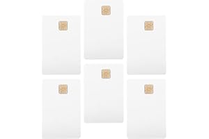 NUOBESTY 6Er Set Pvc-Chipkarten 3.35" X 2.09" Leere Identifikationskarten Für Zugangskontrollsysteme Mitarbeiterausweise Und Fahrerausweise