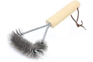 INFRAOVENS Air Fryer Grill Brush Stainless Steel Accessory Cleaner for Racks Compatible with Philips, Ninja Foodi, Chefman, Power Airfryer, Secura, Black Decker, GoWise, Emerald +More - 8 inch