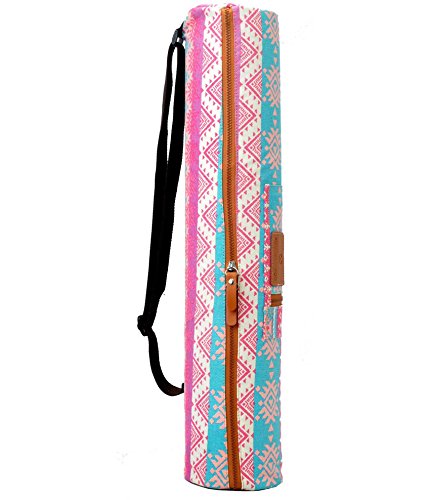 Yogatasche »Sunita« von #DoYourYoga aus hochwertigem Canvas (Segeltuch), aufwendig verarbeitet, für extra große Yogamatten und Gymnastikmatten bis zu einer Größe von 186 x 63 x 0,6 cm, in verschiedenen Edel-Designs erhältlich. - 2