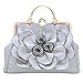 Produktbild TIFIY Damen Rucksack Damenmode Umhängetasche Rose Lady Handtasche Kosmetiktasche Arbeits Täglich Bankett Elegant TascheGrau
