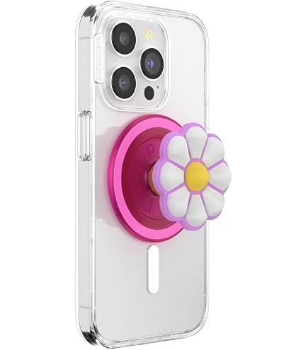 PopSockets PopGrip Round Pour MagSafe – Cobalt – Anneau Adaptateur Inclus – Poignée & Support Interchangeable