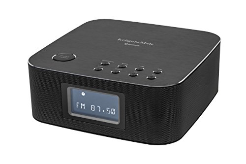 Krüger & Matz km0815 Radio réveil avec télécommande (Radio FM, Dab +, Bluetooth, USB) Noir
