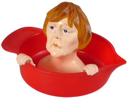 Zitronenpresse “Angie“ aus stabilem Gießharz, handbemalt, lebensmittelechten Farben – Squeeze it! Ø 12 cm, Höhe 10 cm • 40580 “Angele Markel Zitronenpresse“ von Inkognito • Künstler: • Weihnachtliches • Küche & Frühstück • Haushalt • Dies + Das - 4