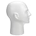 LuckyFine Male Styrofoam Foam Mannequin Manikin Glasses Hat Wig Display Stand Head Model