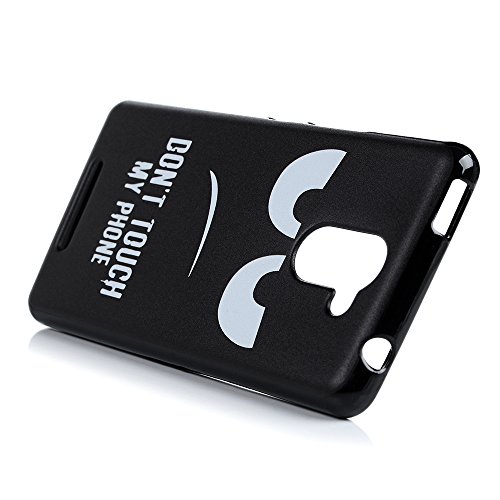 BQ Aquaris U Plus Funda Silicona  Lanveni C  scara TPU Gel Silicona para BQ Aquaris U Plus Ultra Delgada Funda Protectora Transparente Patr  n de Don   t touch my phone 