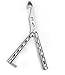 Produktbild Nieten Multifunktions-S Balisong/Butterflymesser/– Federriegel 440 C Edelstahl üben Blunt Schmetterling Messer mit Schraubendreher Öffner M Silver with screwdrivers and hook