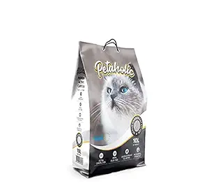 DOGTOWN Petaholic Active Carbon cat litter100% Natural | Dust Free | Super Absorbent | Chemical Free | ((10L) (Pack of 2)