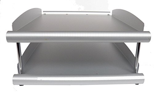 Rumold Aluminium Ablagekorb, Briefkorb doppelt Serie Alox-Future-Line 979150