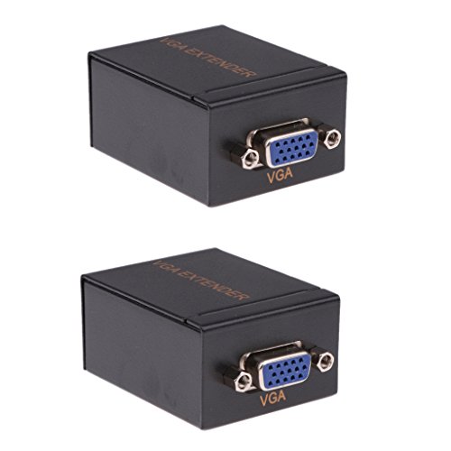Segolike VGA Extender Extention 30m CAT5/CAT6/RJ45 Cable Adapter Connector RS.720 (66.00% Off) - Amazon