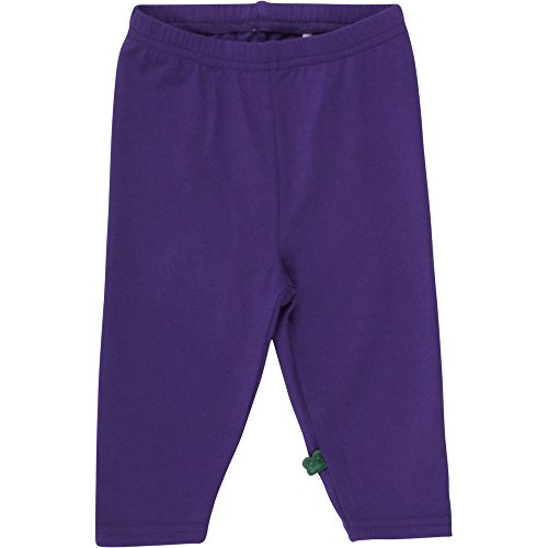 Fred's World by Green Cotton Baby Girls Alfa leggings baby Leggings, Purple (purple 019354201), 0-3 Months (Manufacturer size: 62)