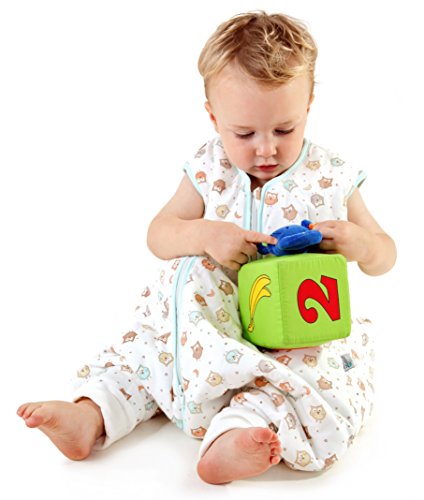 Schlummersack Ganzjahres Babyschlafsack mit Füssen 2.5 Tog – Eulen – erhältlich in 5 verschiedenen Grössen - 3