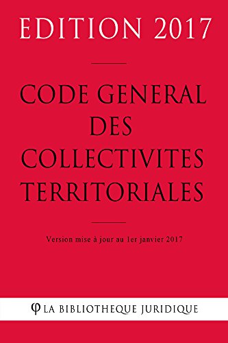 Code général des collectivités territoriales 