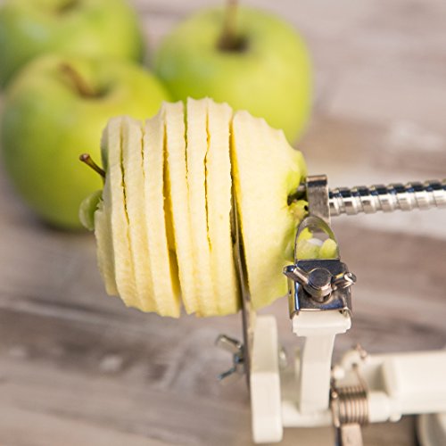 Levivo Apfelschäler, – entkerner und -schneider aus Gusseisen und rostfreiem Edelstahl - 5