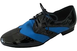 ELISHA DANCE Men's Ballroom Shoes Salsa Latin Tango Rock's N Roll's Socials Party Dance Shoe