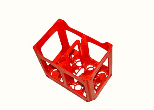 10 Flaschen Bier Kunststoff Plastik Kiste Brauerei, Fabrik, Großhandel, Preis, Flasche Kunststoff Bierkiste, Kunststoff Flasche Wein Kisten, Kunststoff Kiste für Flasche oder Bier, Bierflasche Stapeln Kunststoff Kiste (Rot) - 2