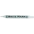 BRITE-MARK Medium Tip Paint Marker, White