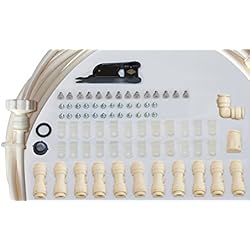 O'FRESH 135 Système de brumisation 15m 12 buses laiton/inox, Beige